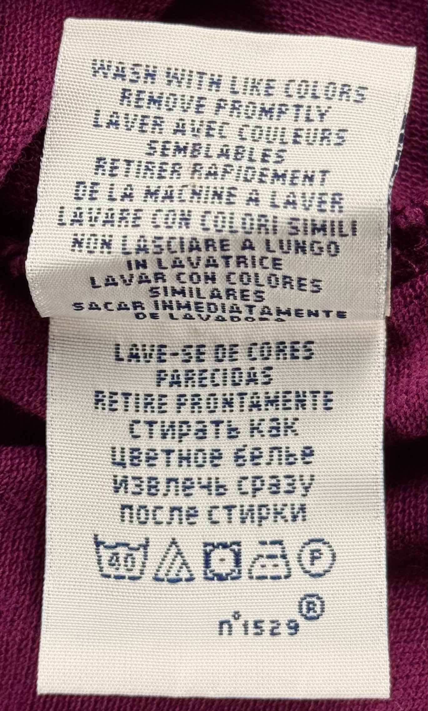 Ralph Lauren LXVII Bordeaux Big Pony Polo (Small)