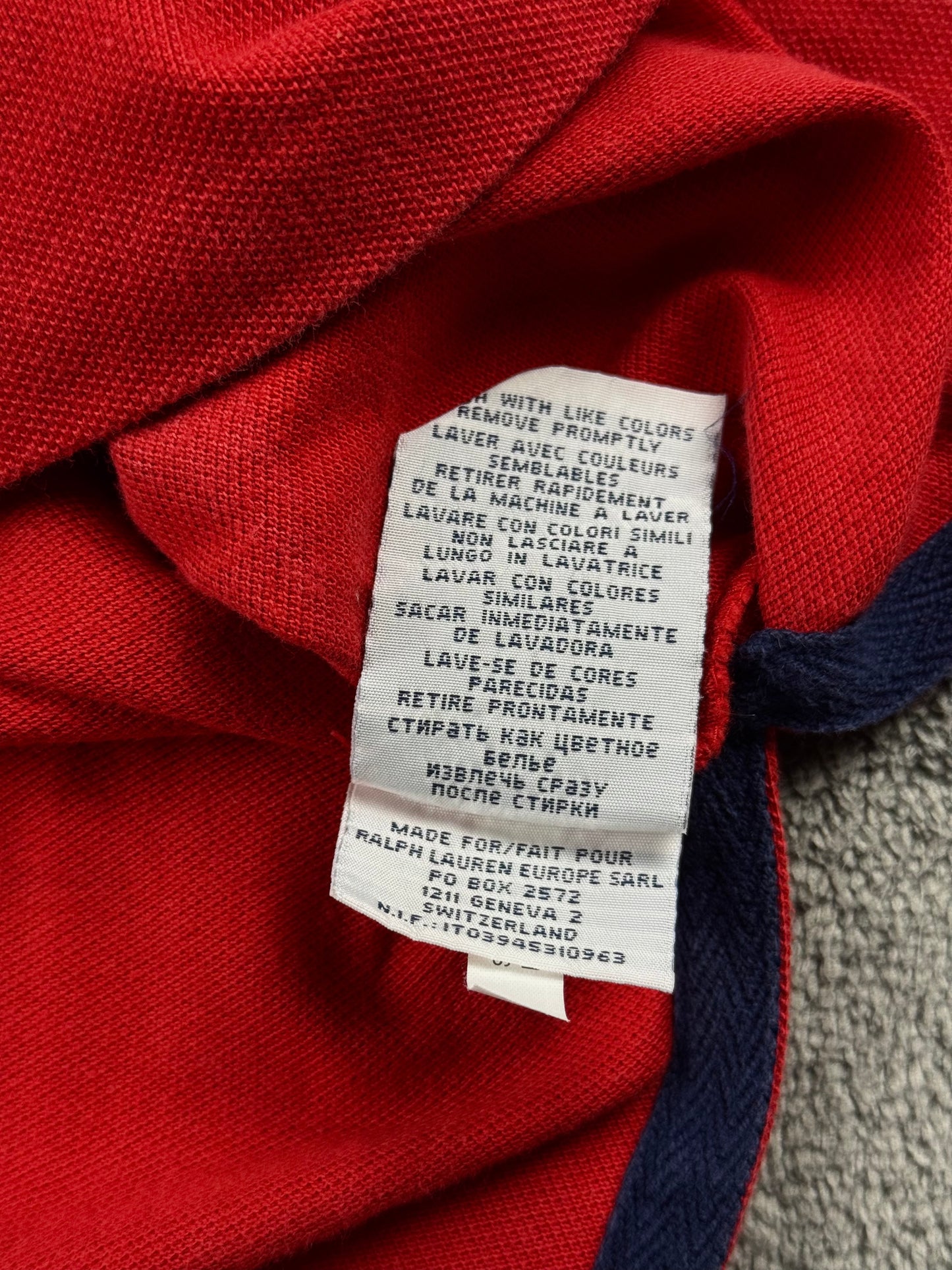 Ralph Lauren LXVII Red Big Pony Polo (Small)