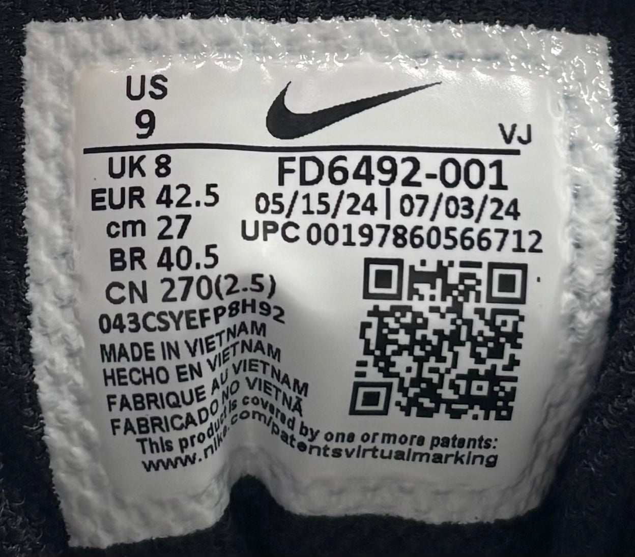 Nike Air Max 90 Slawn Black (41 / 42.5)