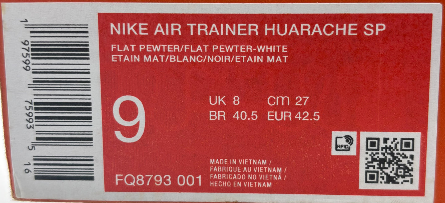 Nike Air Trainer Huarache Corteiz Gully Grey (42.5 EU / 8 UK)