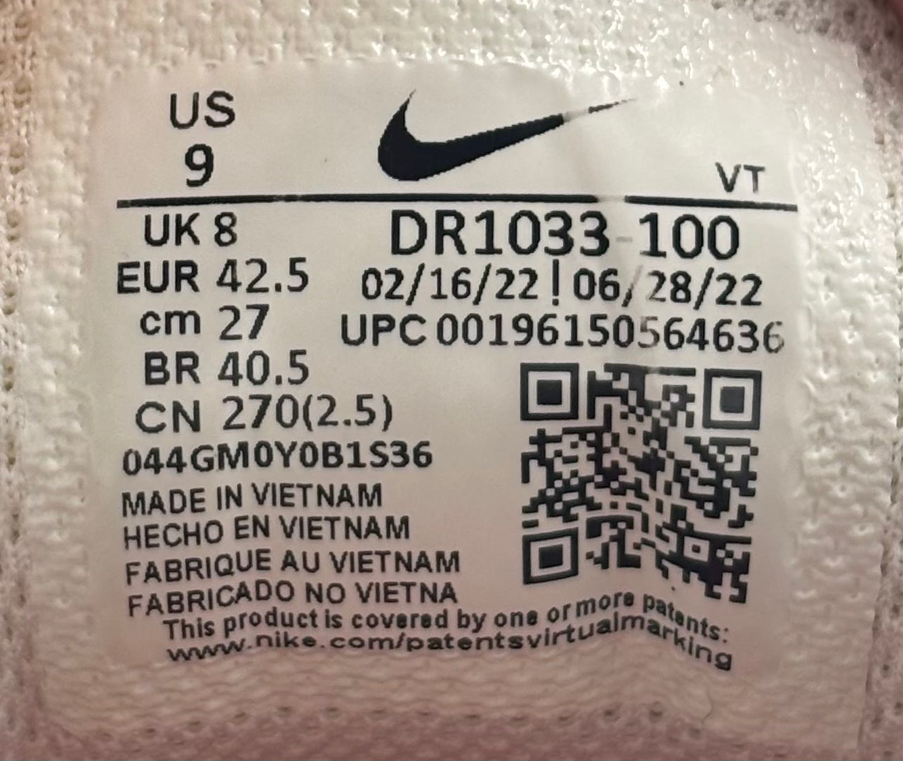 Nike Air Max 98 TL Supreme White (42.5 EU / 8 UK)