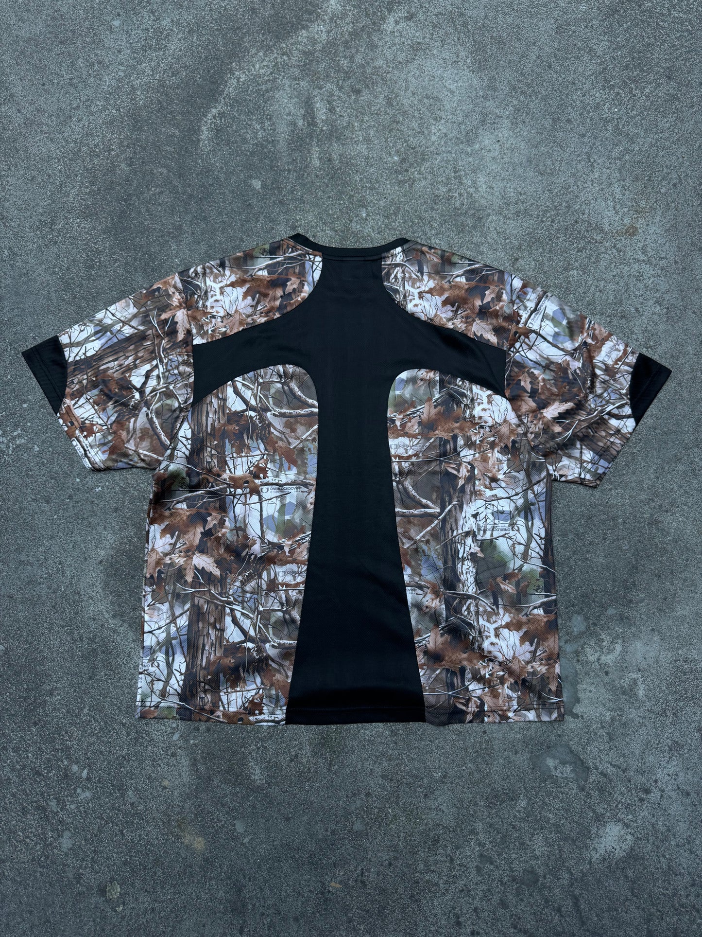 One Block Down Real Tree Soccer Tee (Large)