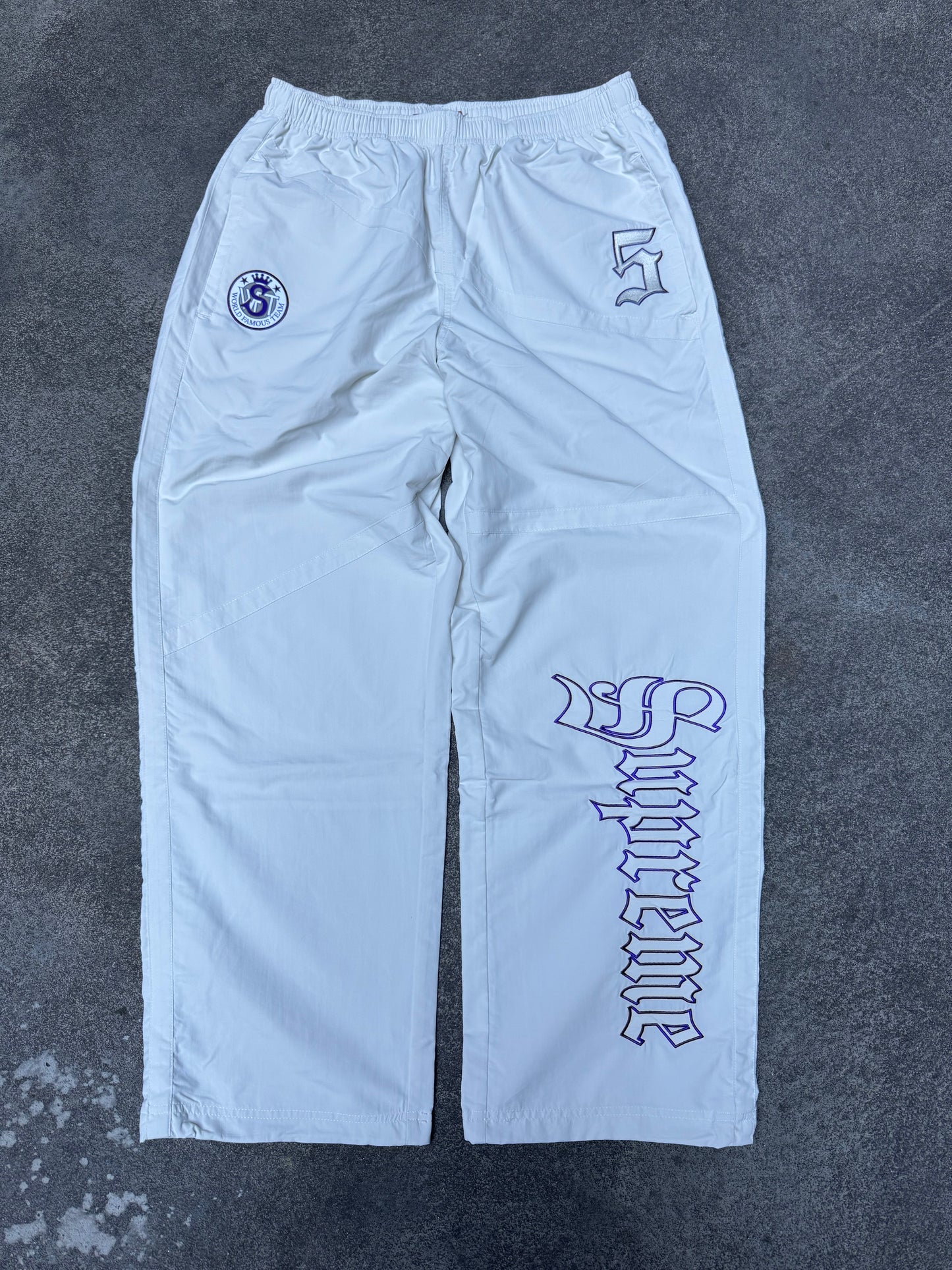 Track Pants Supreme Old English Purple (Medium)
