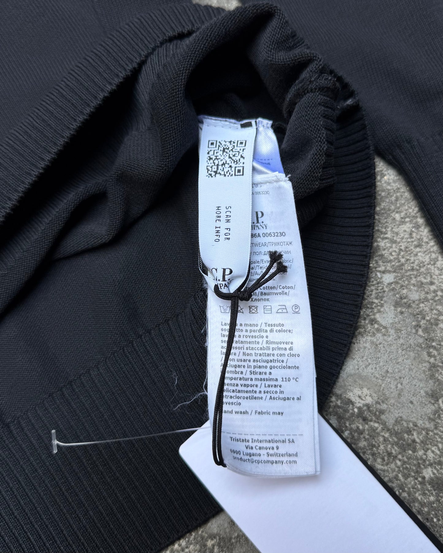 CP Company Sweater Longsleeve Black (Small)