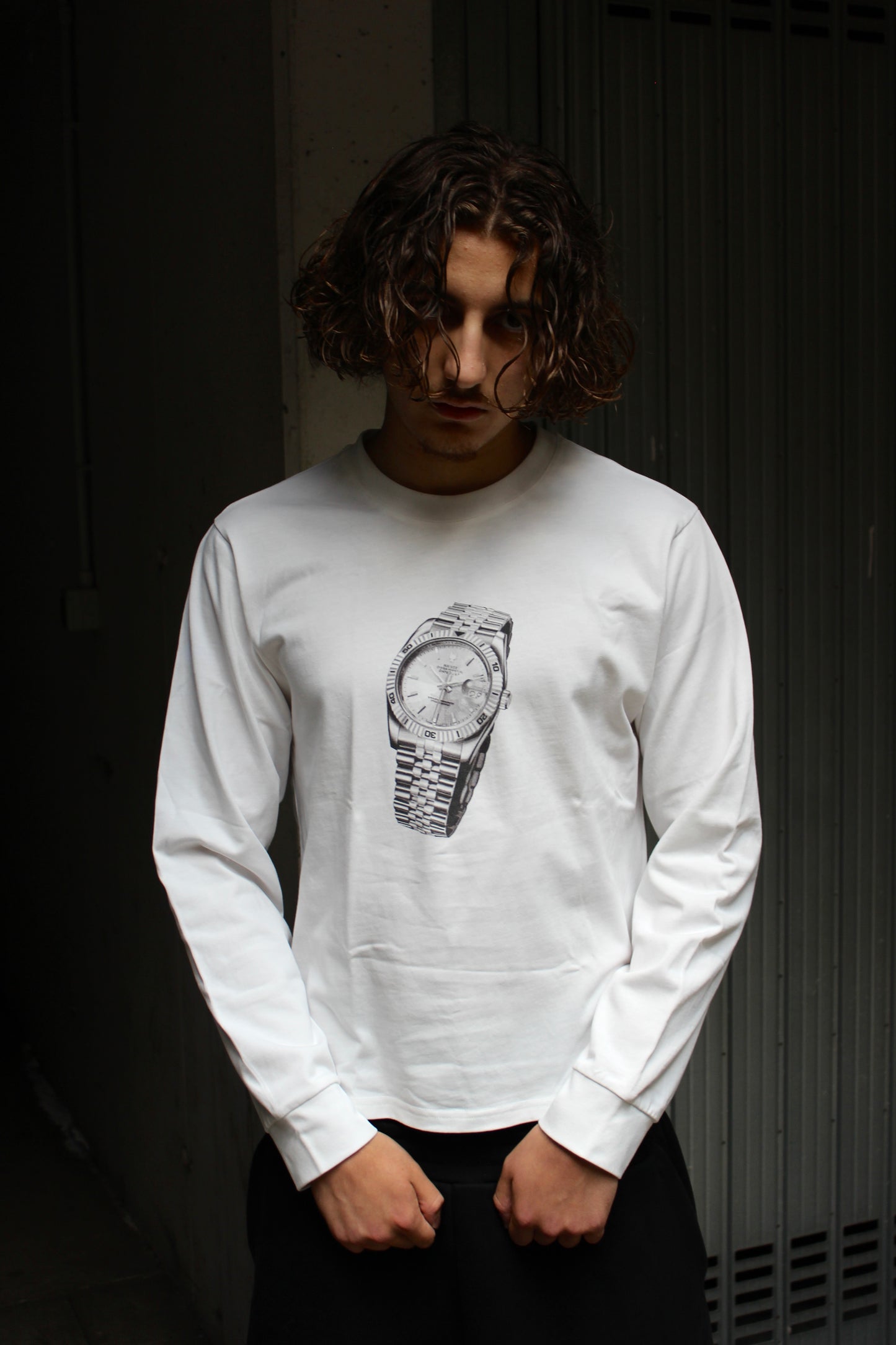 Bounty Rolex White Longsleeve (Small)