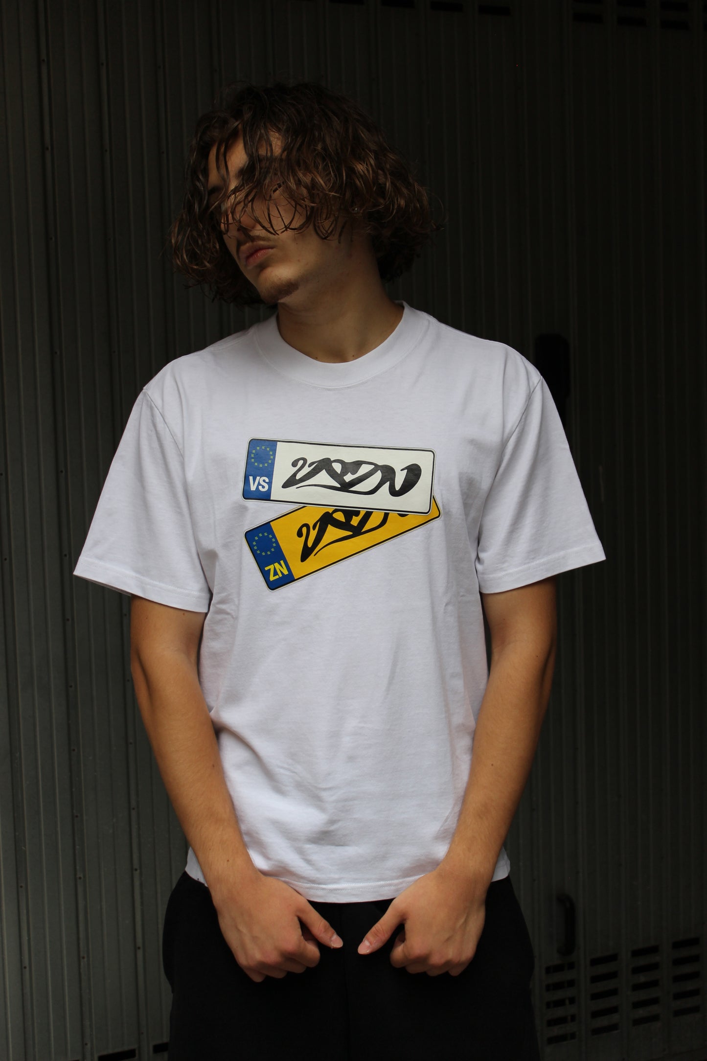 VSZN Plates Boxy Fit Black T-shirt (Medium)