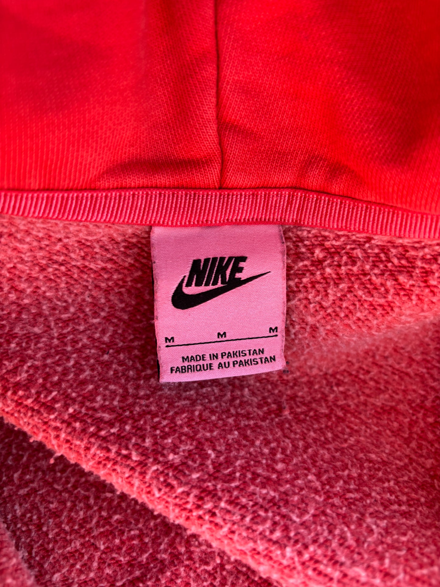 Nike x Stussy Red zip hoodie (Medium)