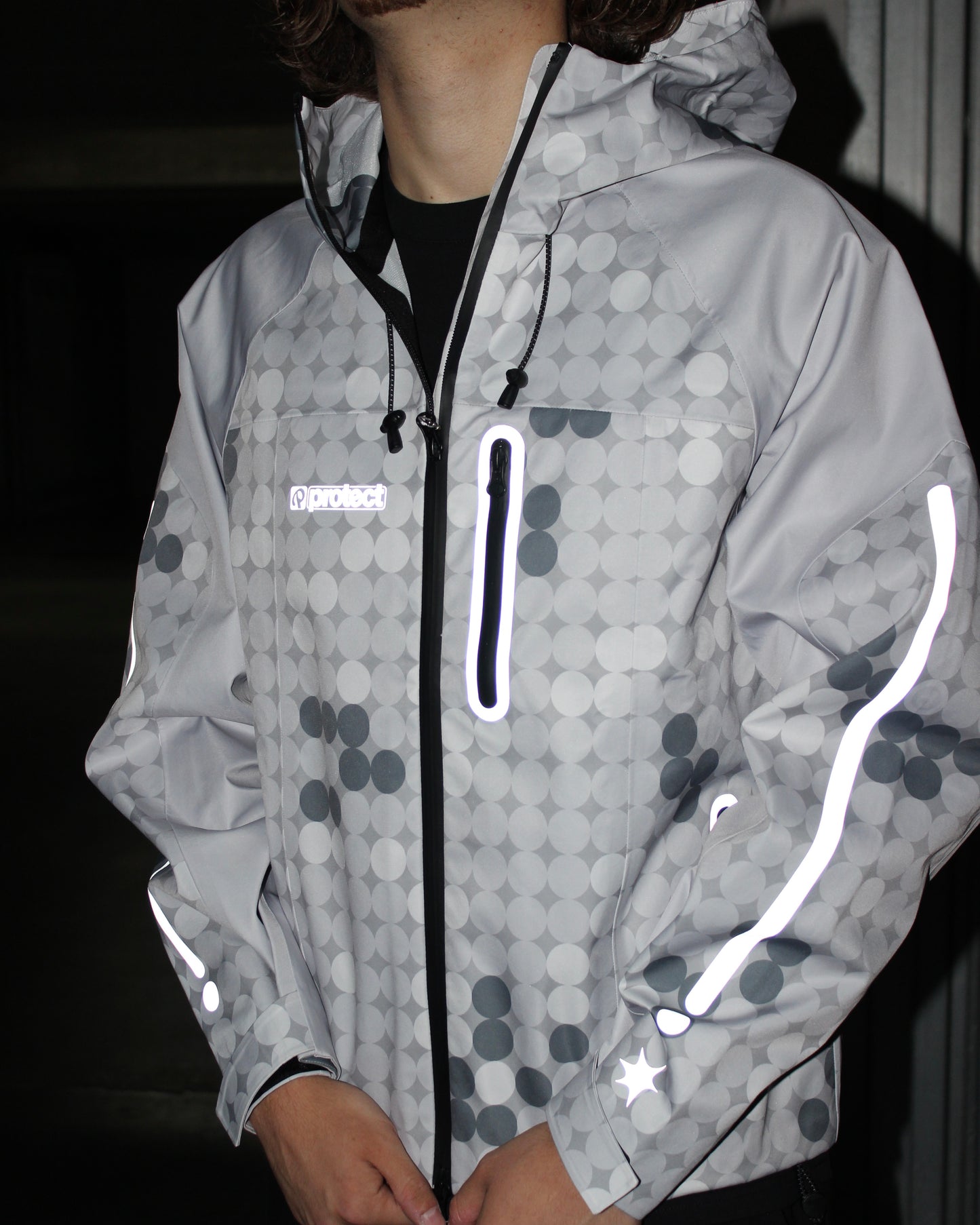 Protect LND Grey Rain Jacket "The Weatherboy" (Small)