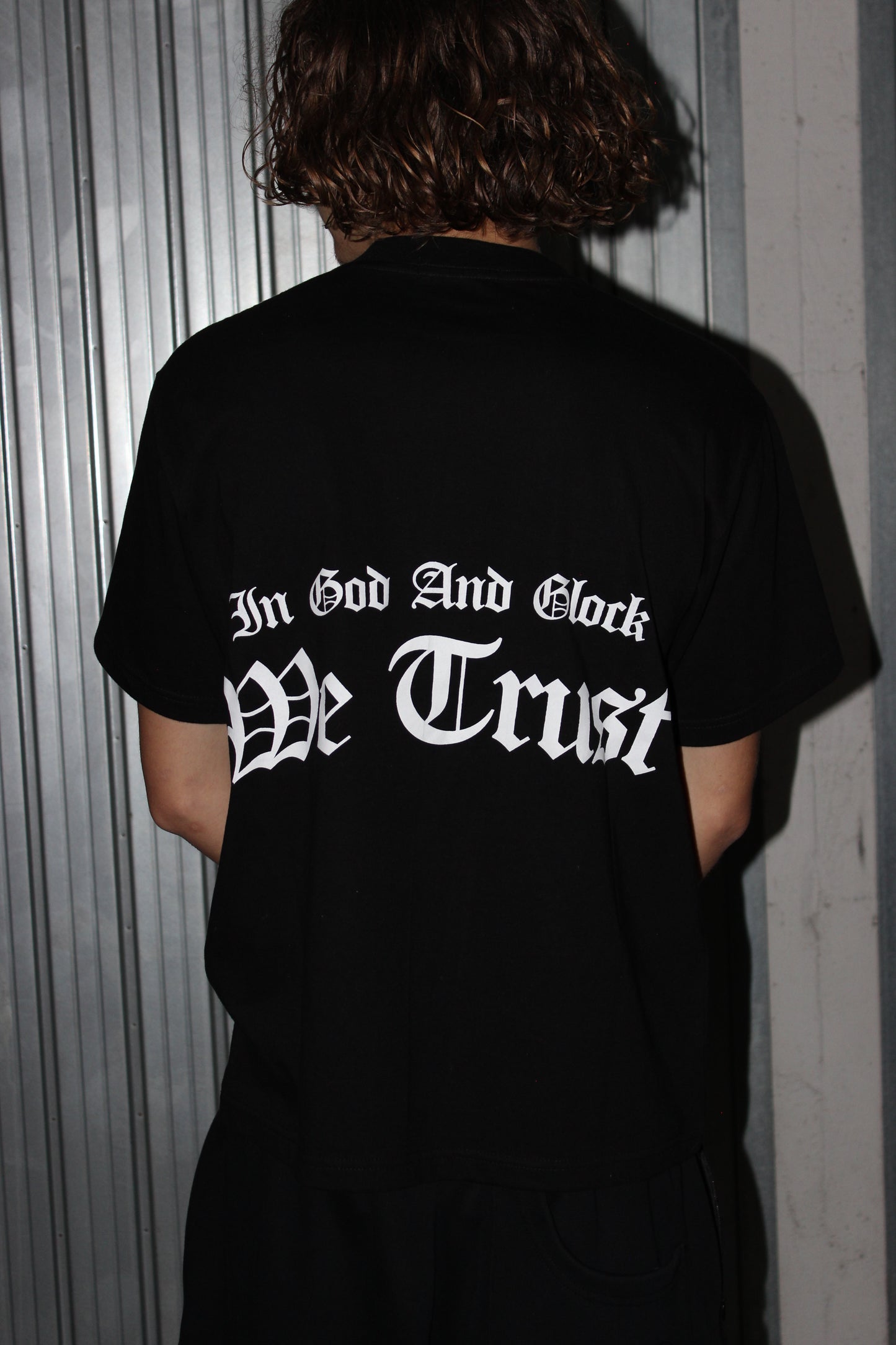 407 "In God and Glock We Trust" Black T-shirt (Small)