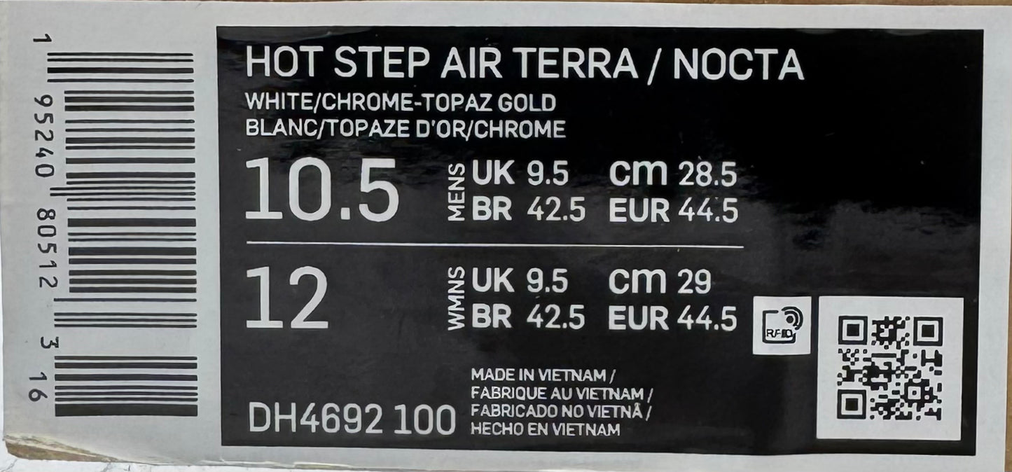 Nike Nocta Hot Step Terra White (44.5 EU / 9.5 UK)