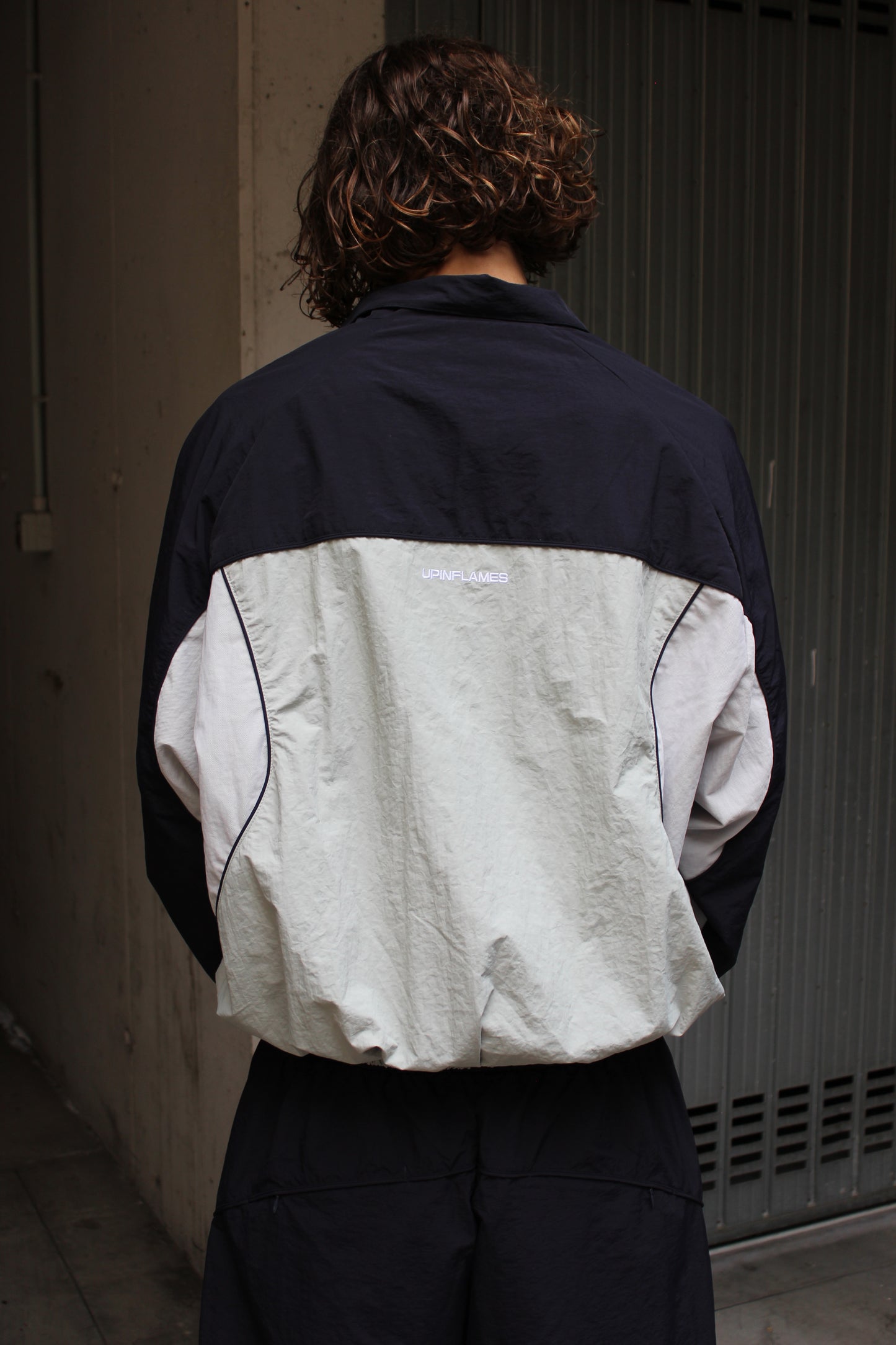 UIF England Track Jacket Blue Navy Grey (Medium)