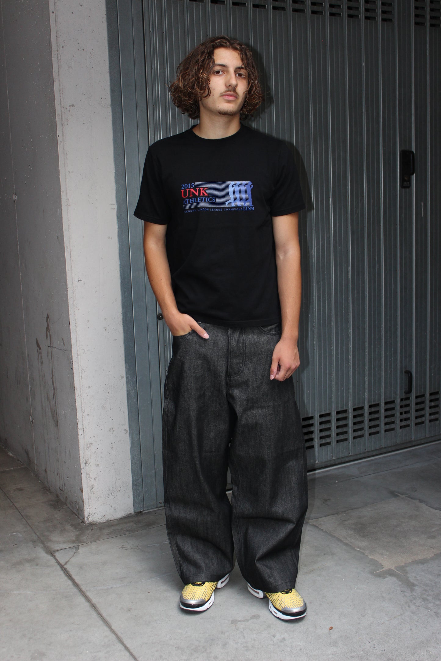 Unknown London Black Boxy Fit T-Shirt (Medium)