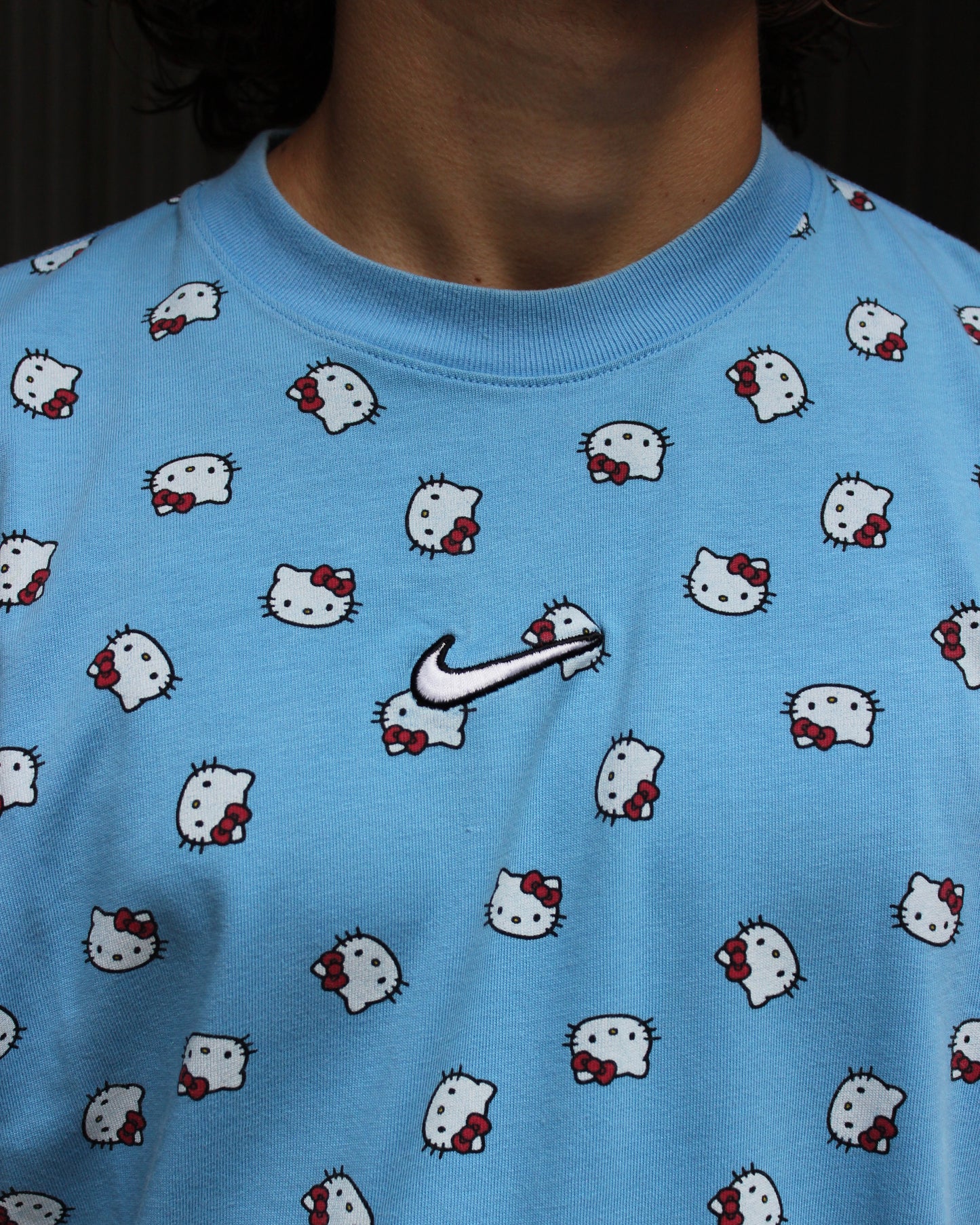 Nike Hello Kitty University Blue T-Shirt (Small)