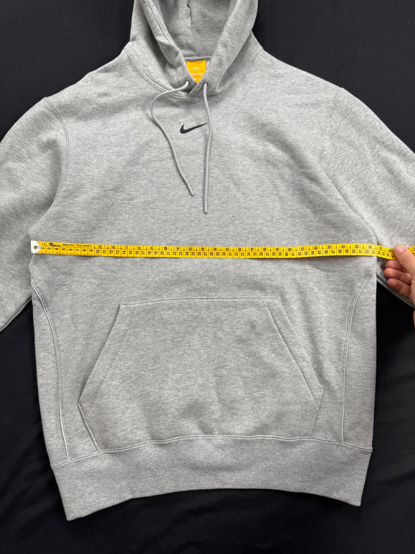Nike Nocta Hoodie Grey Fleece (Small)