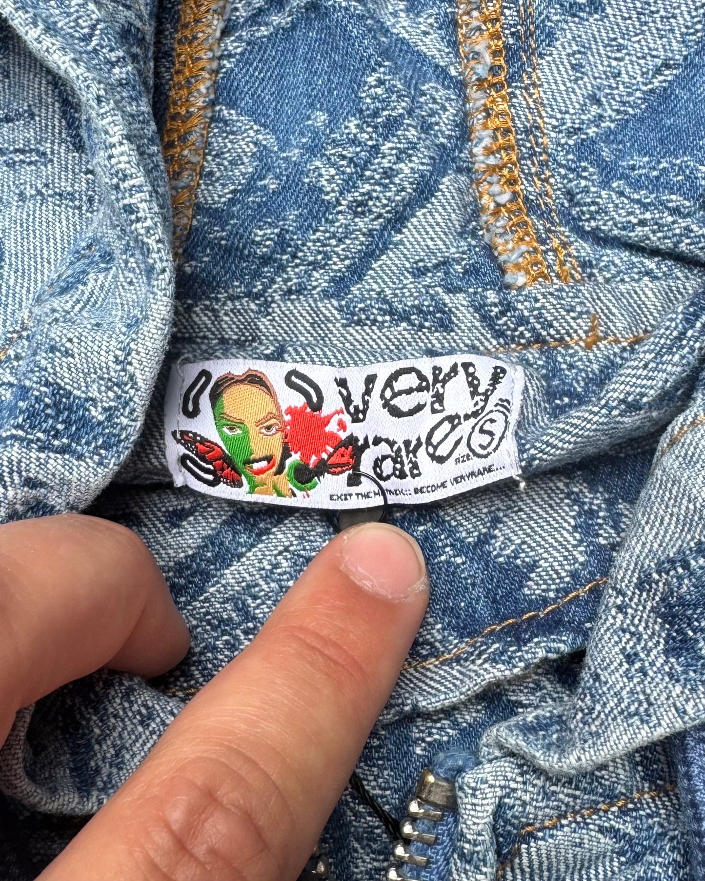 Dollar Bills Zip Hooded Jacket Very Rare (Small)