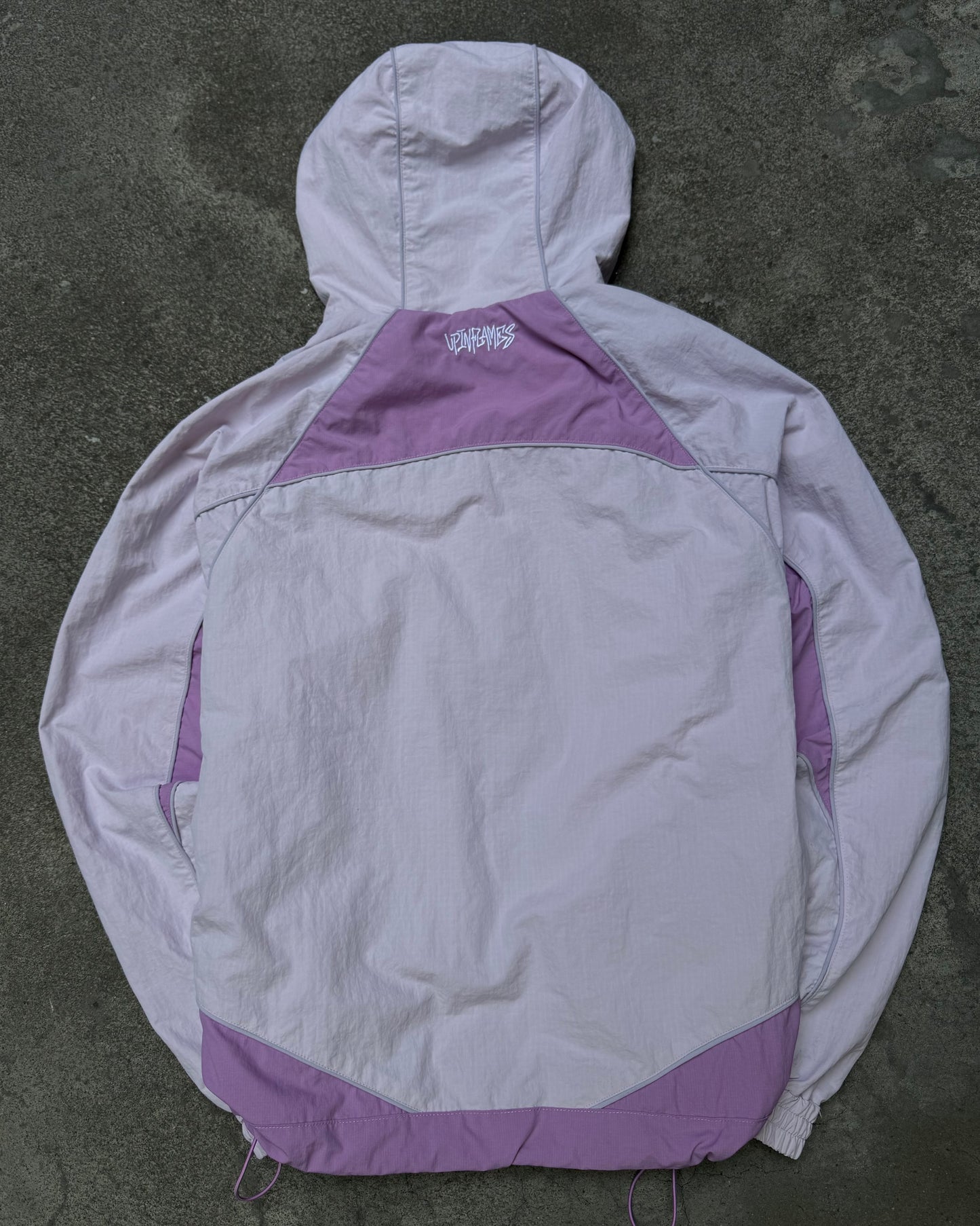 Up in Flames Shell Track Jacket Lilac (Medium)