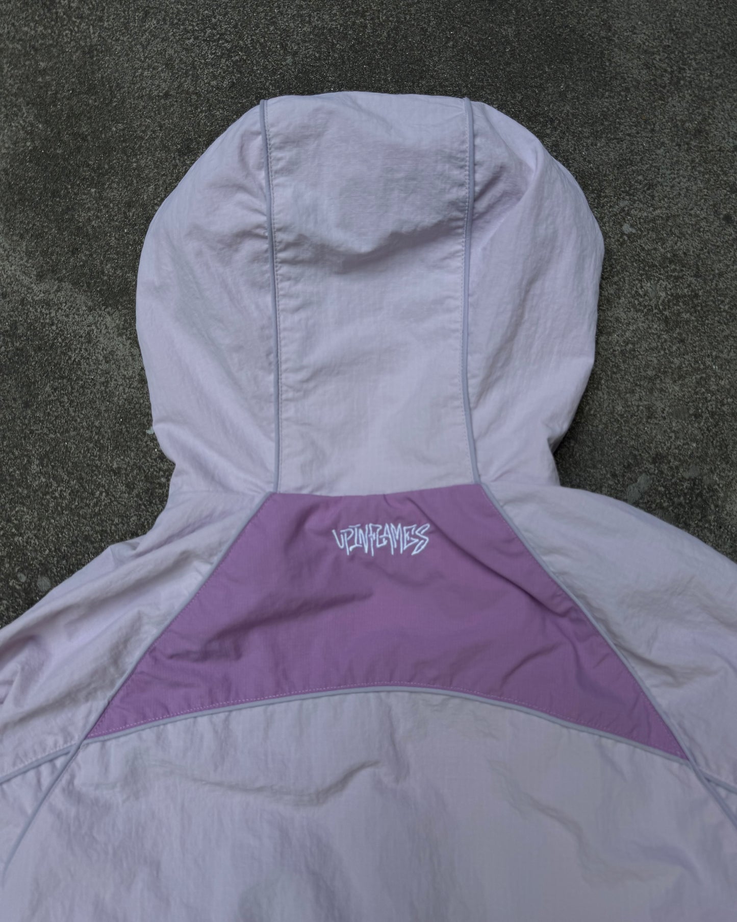 Up in Flames Shell Track Jacket Lilac (Medium)