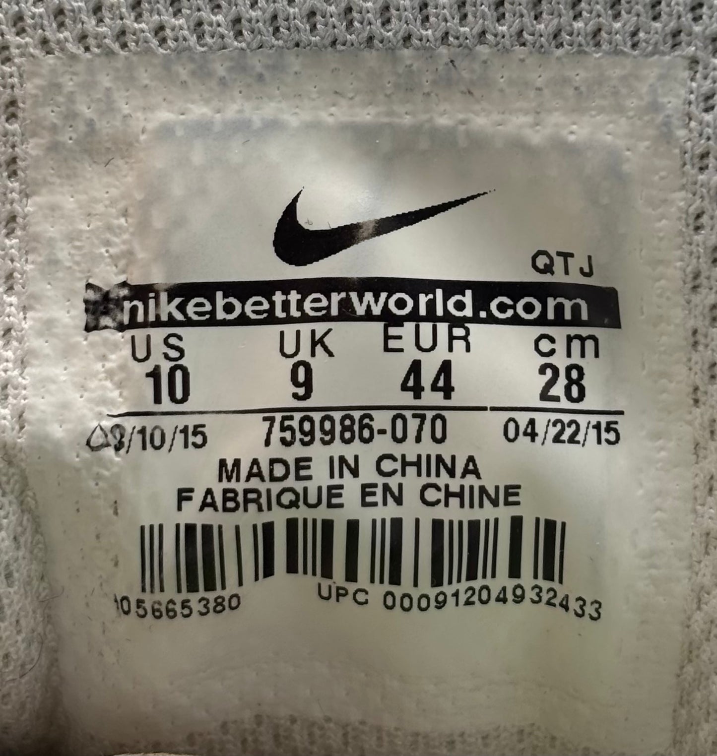 Nike Air Max 95 OG Neon (44 EU / 9 UK)