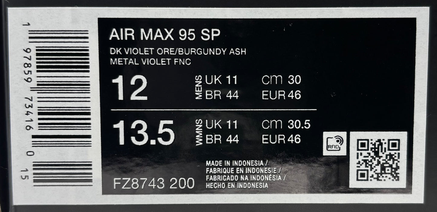 Nike Air Max 95 A Ma Manière "While You Sleeping" (46 EU / 11 UK)