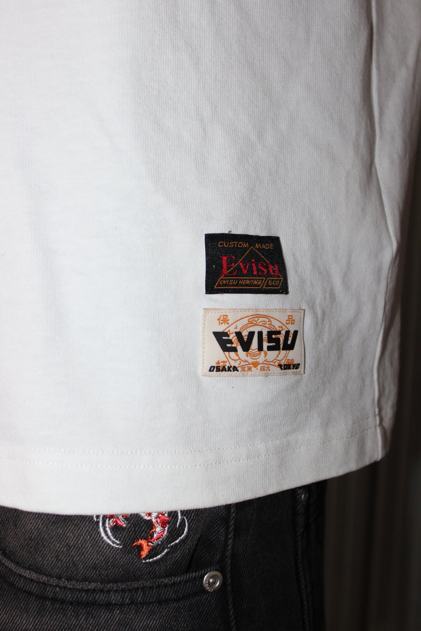 Evisu Daicock White Tee