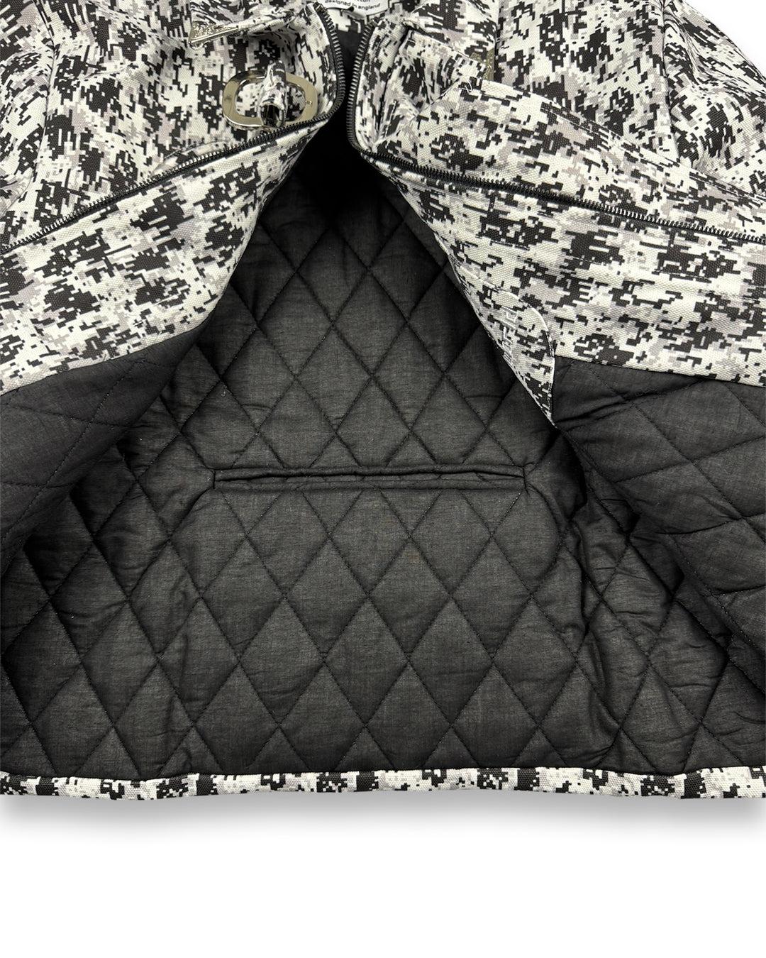 Frosty Camo Denim Jacket Boxy Crop fit  (Medium)