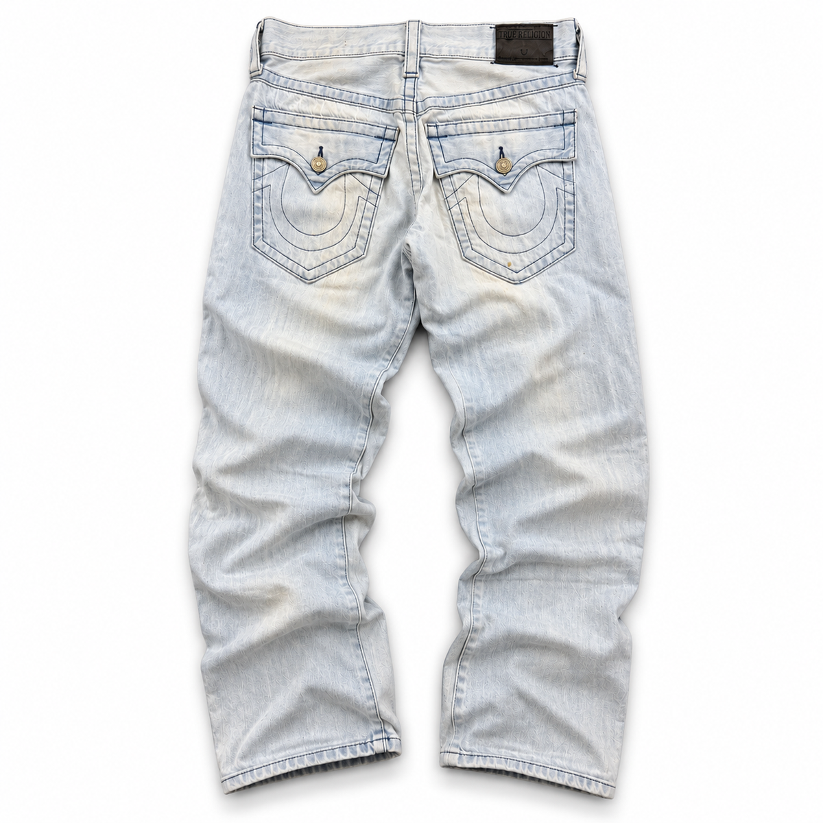 True Religion Relaxed Slim Distressed Denim Jeans (M)