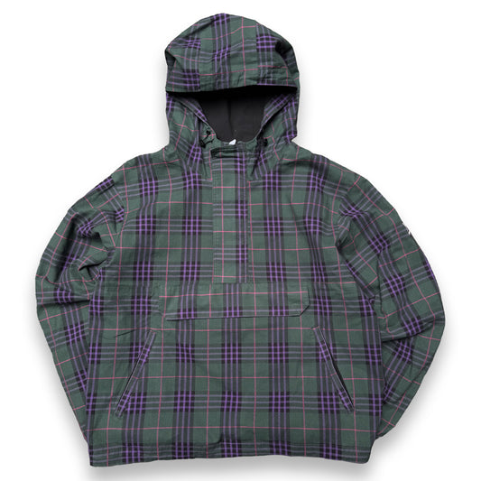 Mertra Tartan Jacket Green & Purple (Small)