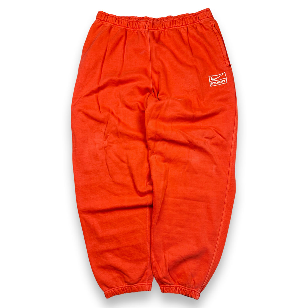 Nike Stussy Fleece Joggers Red (XLarge)