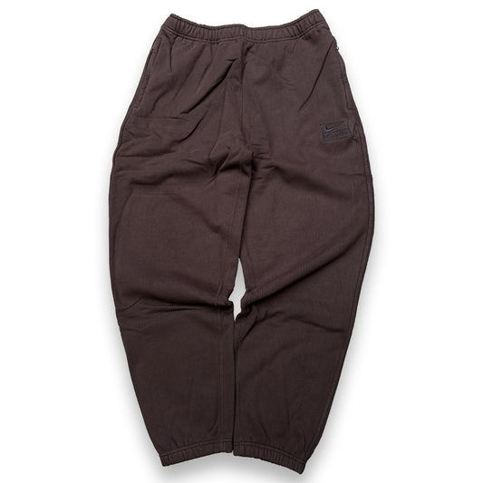 Nike Stussy Washed Brown Joggers (Medium/Large)