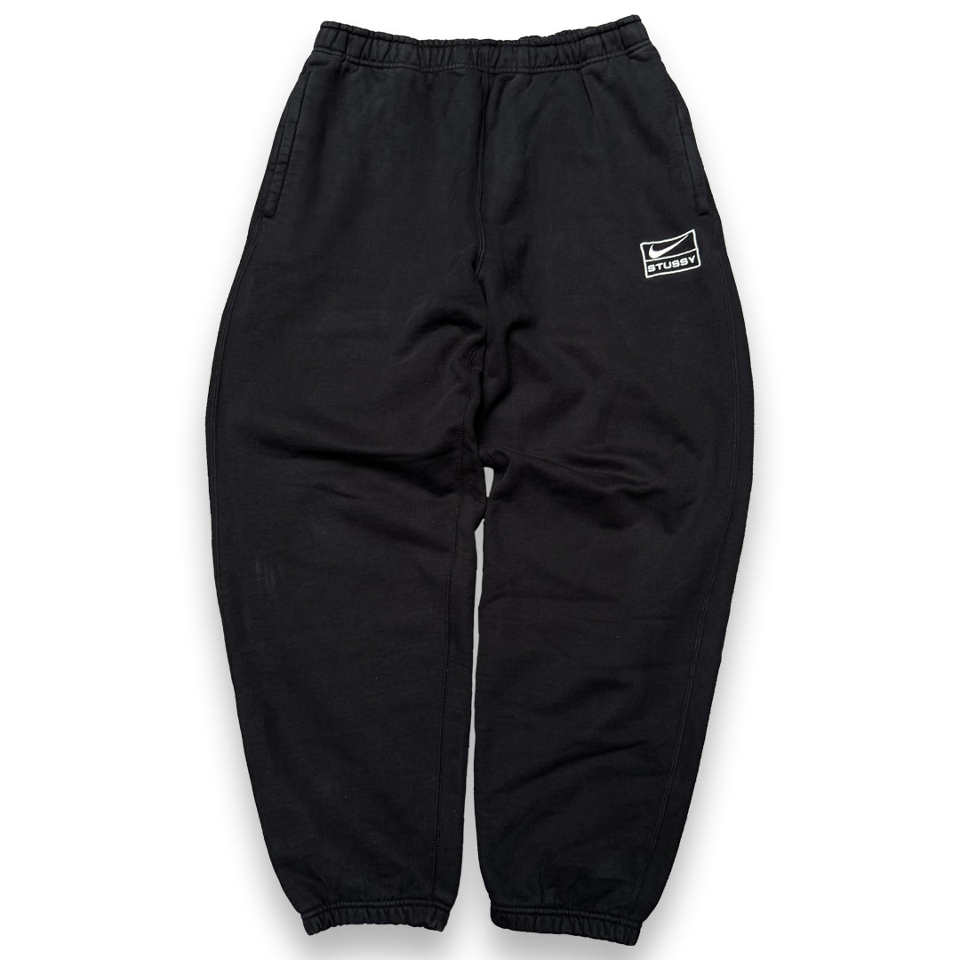 Nike Stussy Washed Black Joggers (Medium/Large)