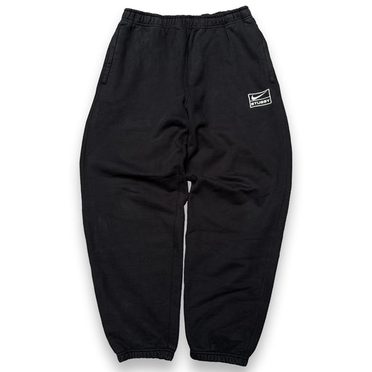 Nike Stussy Washed Black Joggers (Medium/Large)