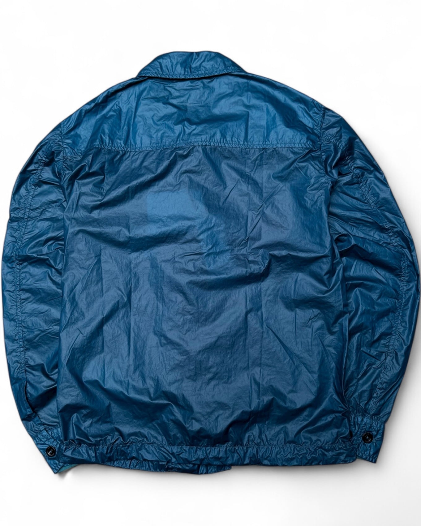 CP Company Nylon Shirt Jacket Blue (Small)