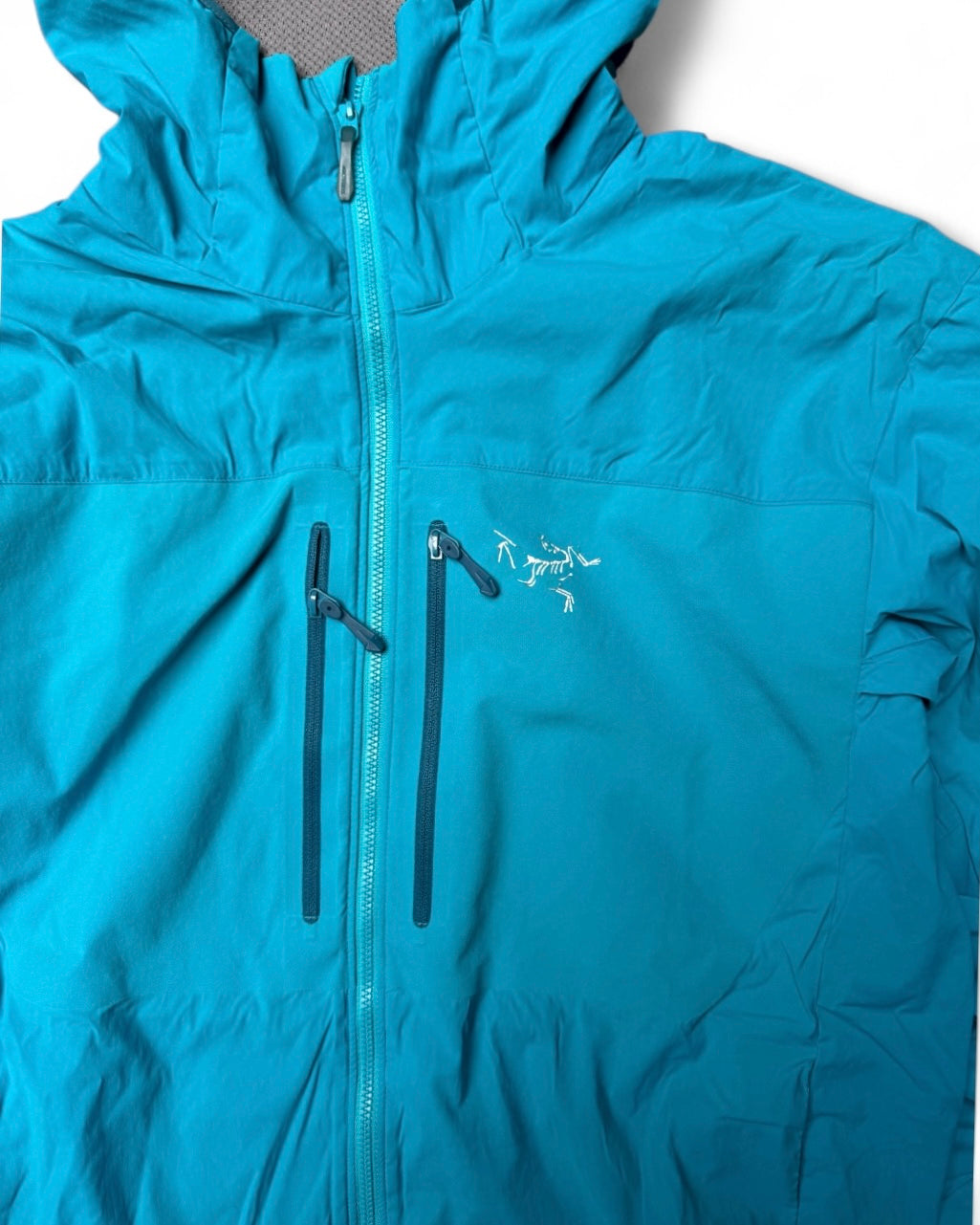 Vintage Arcteryx Lightweight Shell con cappuccio (Large)