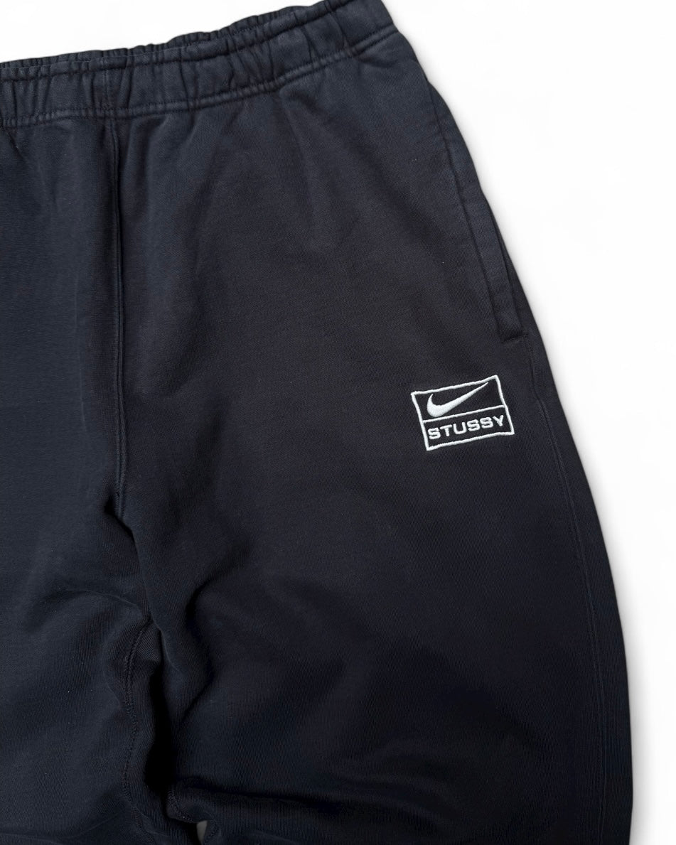 Nike Stussy Washed Black Joggers (Medium/Large)