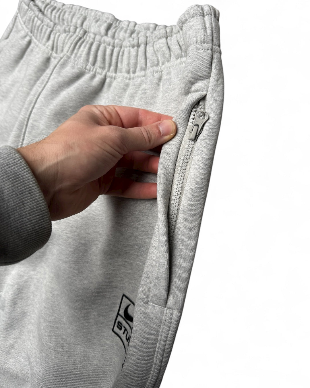 Nike Stussy Washed Grey Joggers (Medium)