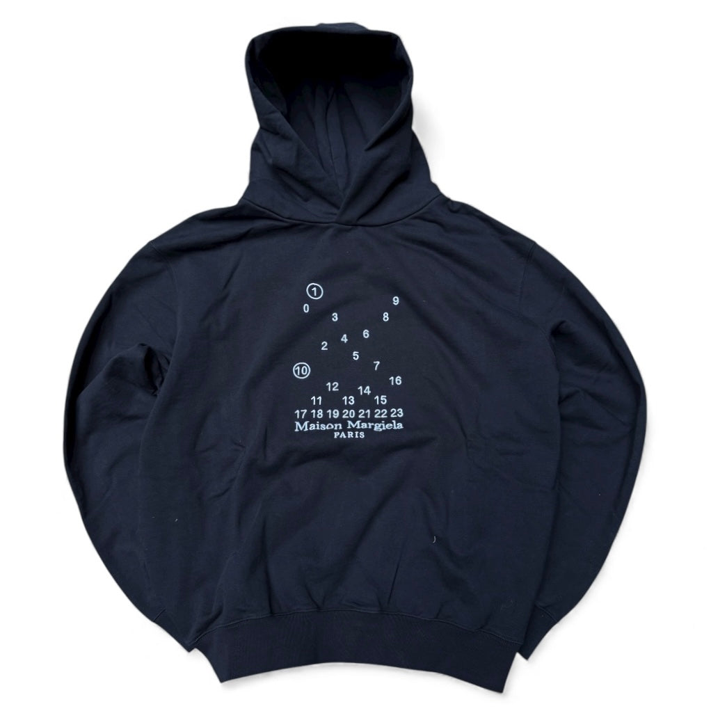 Maison Margiela Hoodie Numeric Black (Medium)