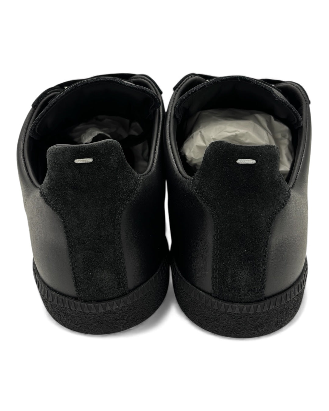 Maison Margiela Replica GATs Triple Black Leather (44 EU / 11 US)