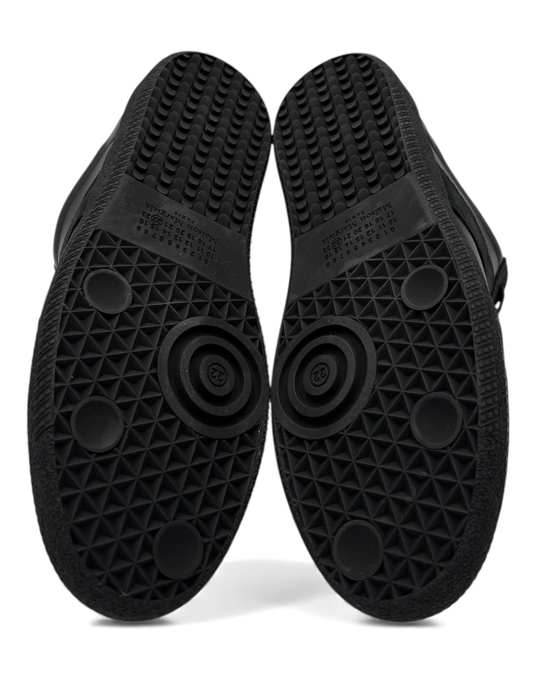 Maison Margiela Replica GATs Triple Black Leather (44 EU / 11 US)