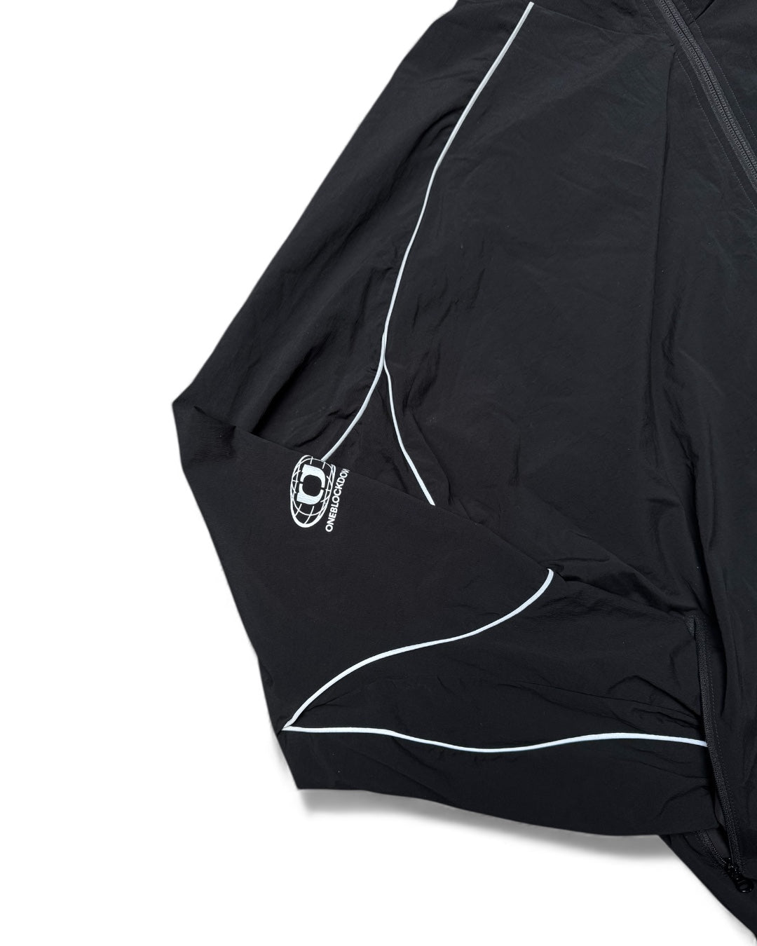 One Block Down Track Jacket in nylon (Large)