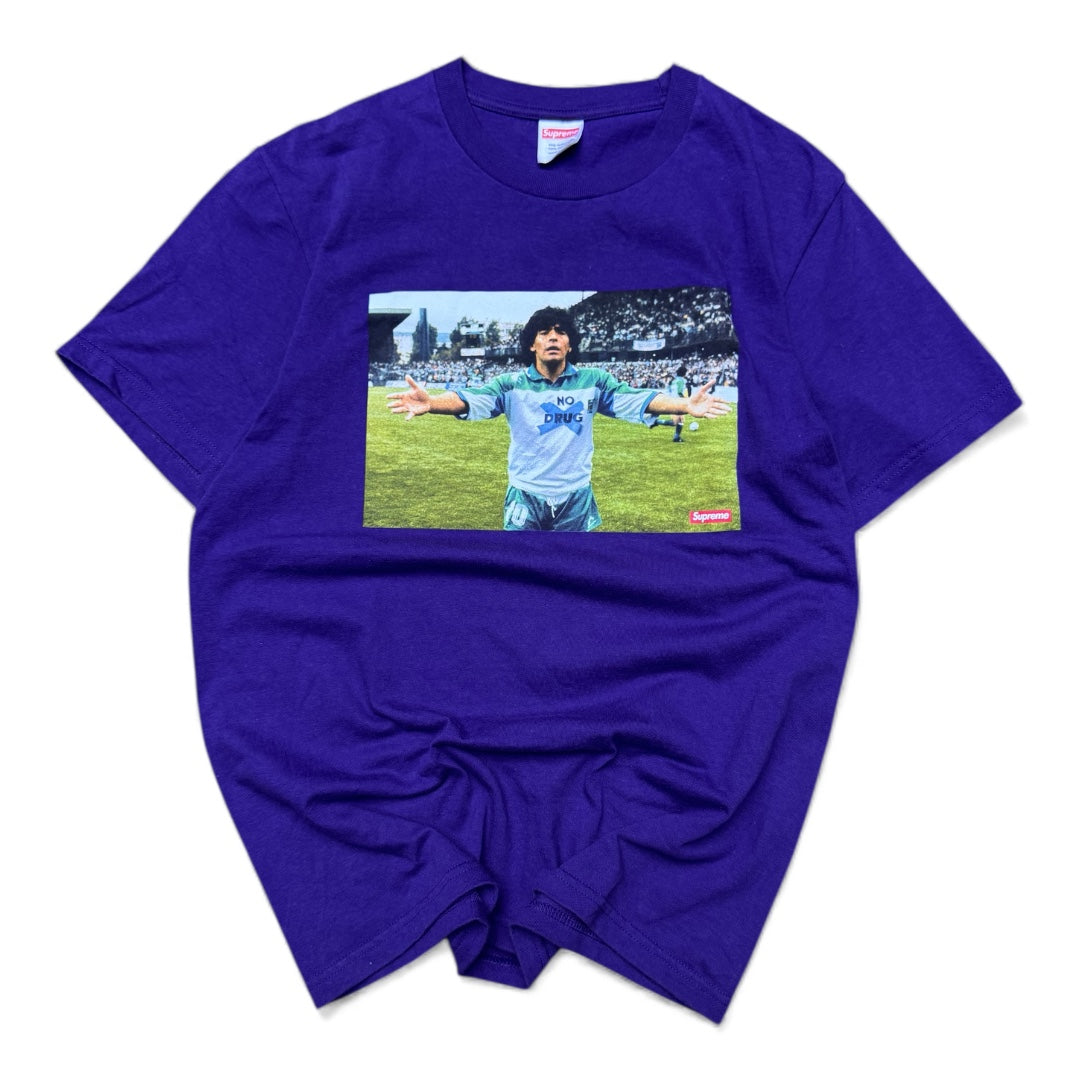 Supreme Maradona T-Shirt Purple (Small)