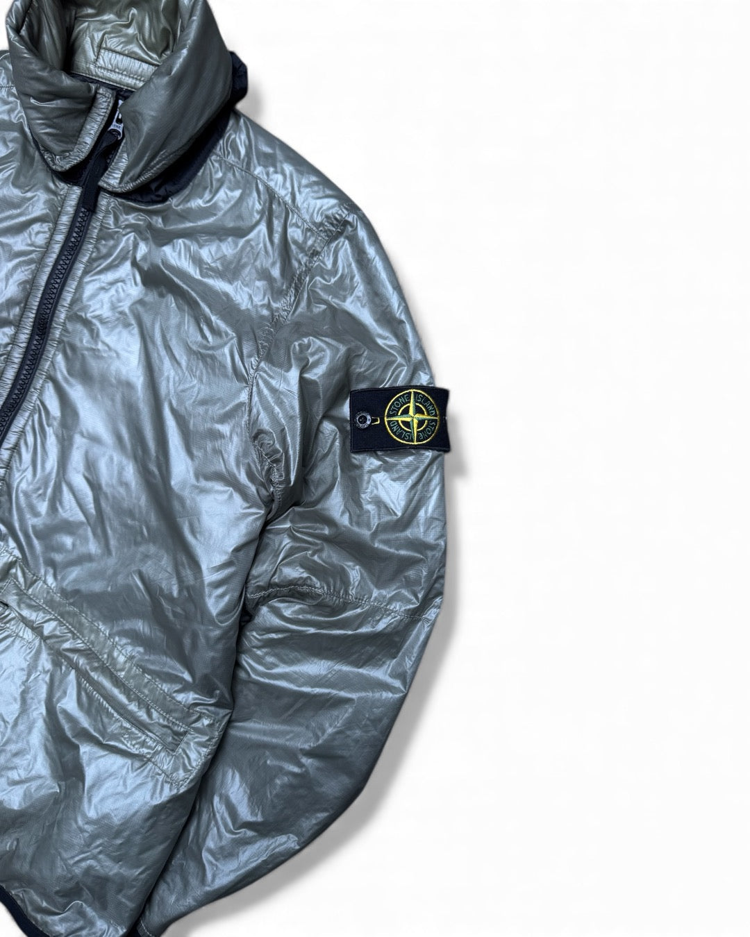 Stone Island Primaloft zip up Jacket Grey (Small)
