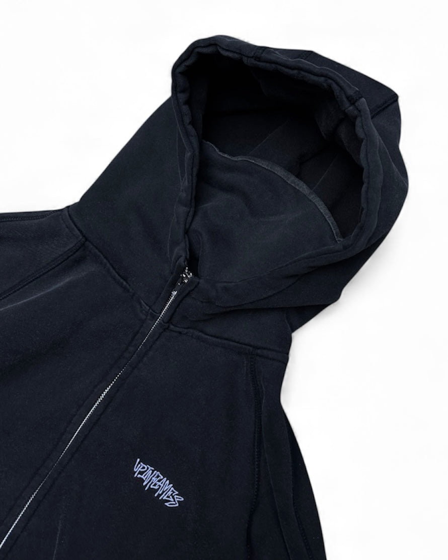 Up in Flames Hooded Fleece Black (Small)