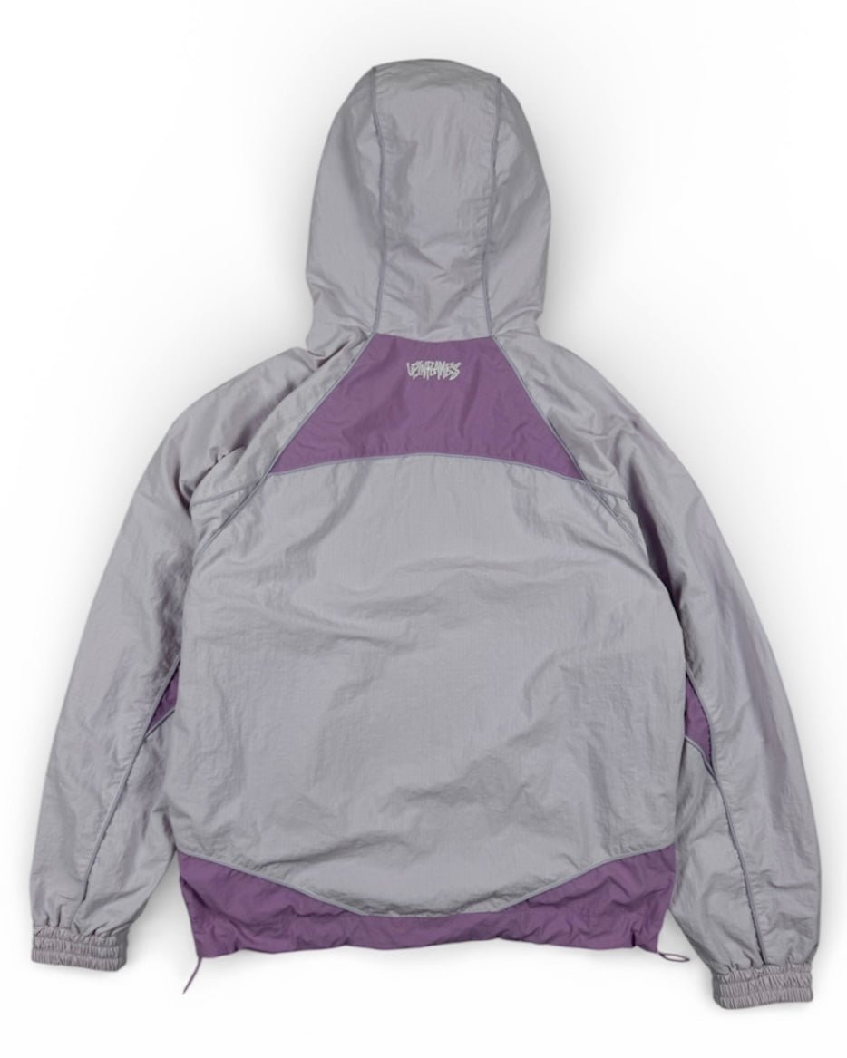 Up in Flames Shell Track Jacket Lilac (Small)