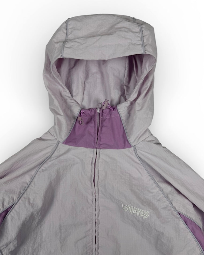 Up in Flames Shell Track Jacket Lilac (Small)