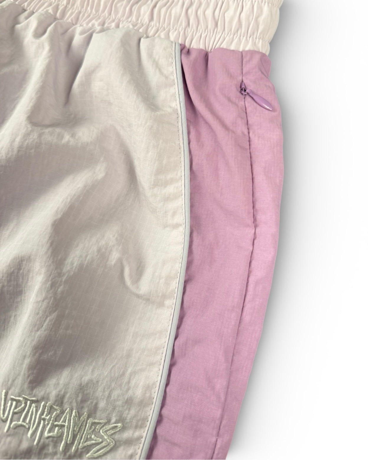 Up in Flames Track Pants Lilac (Medium)
