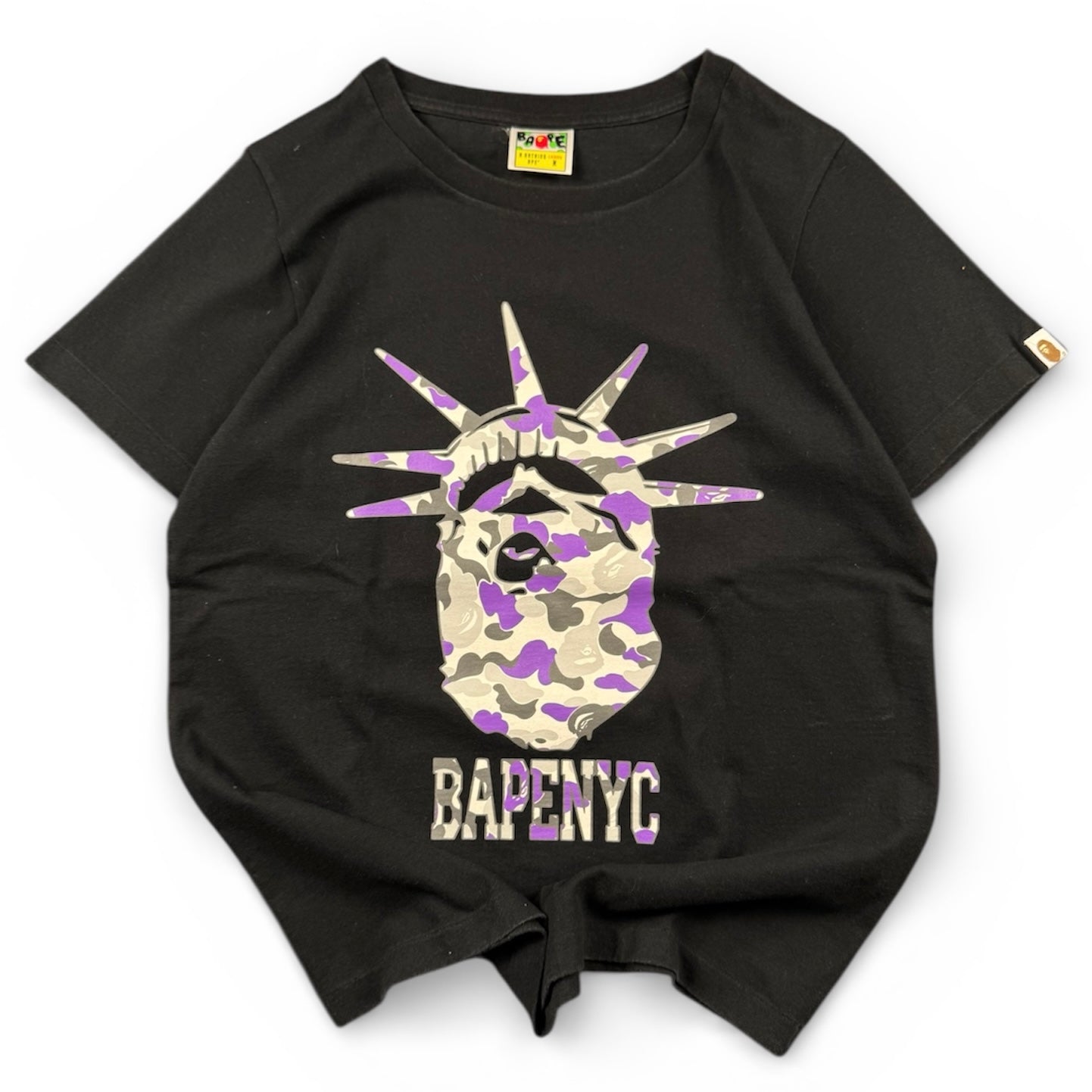 BAPE T-Shirt New York Purple Camo (Small)