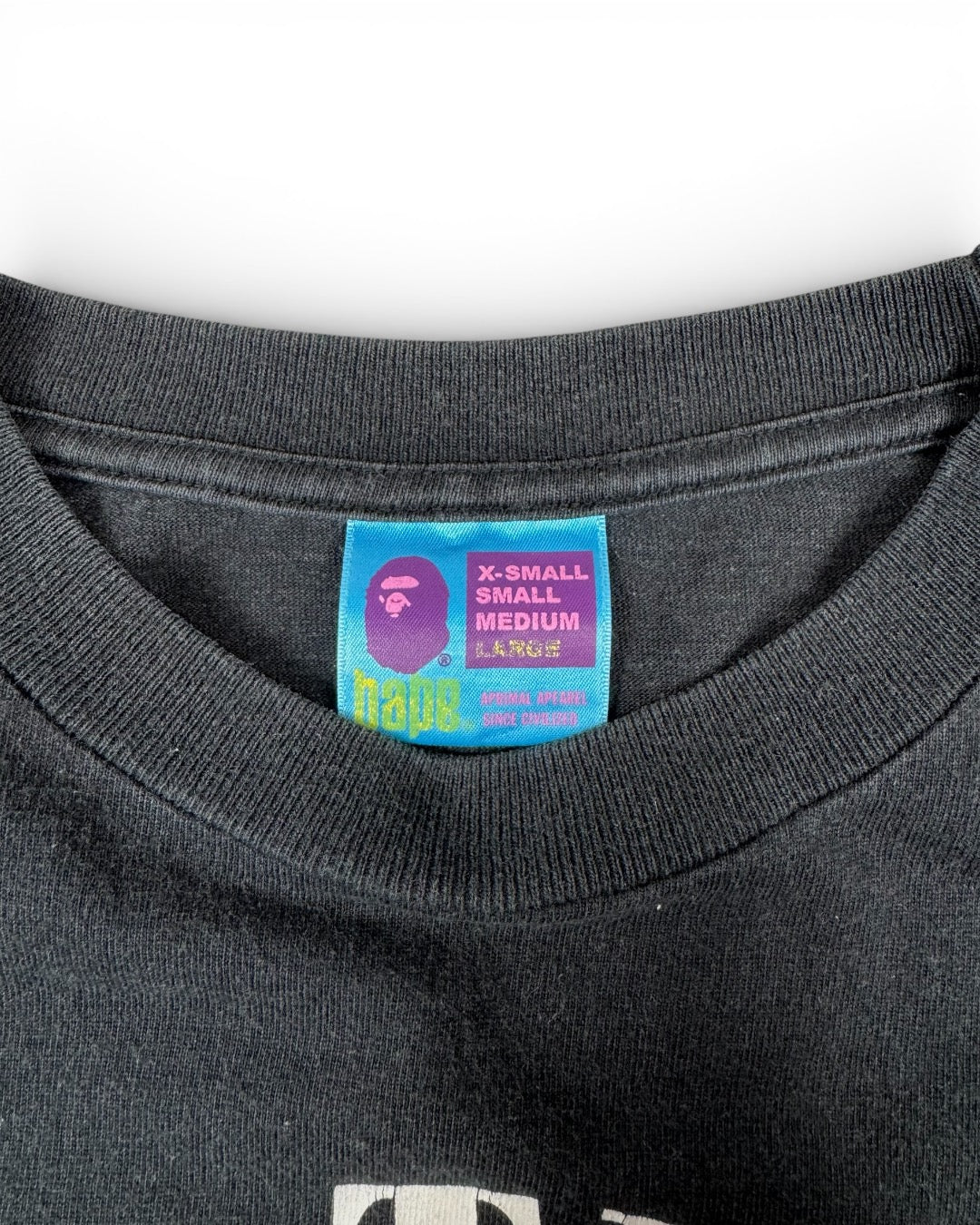 BAPE T-Shirt Black & White (Large)
