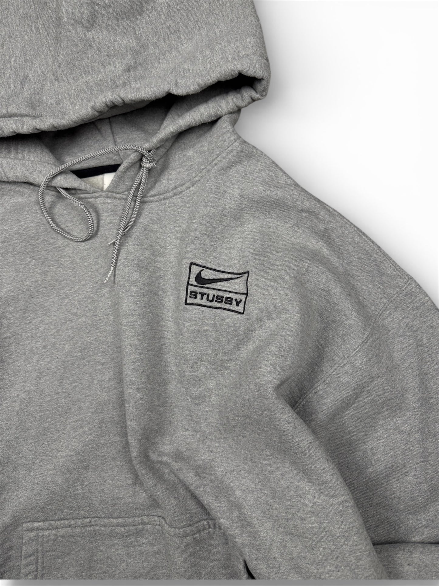 Nike Stussy Fleece Hoodie Grey 1st season (Large)