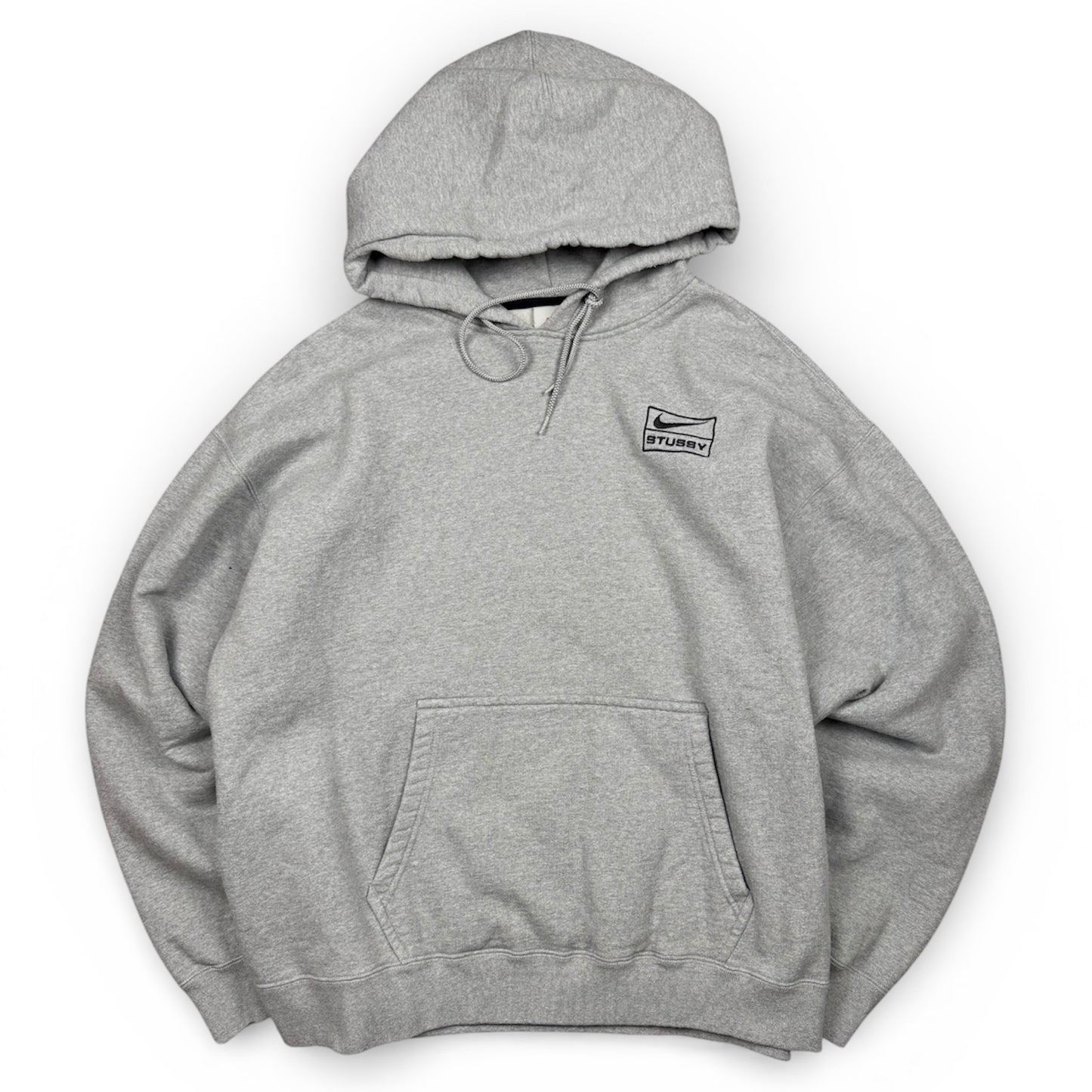 Nike Stussy Fleece Hoodie Grey 1st season (Large)