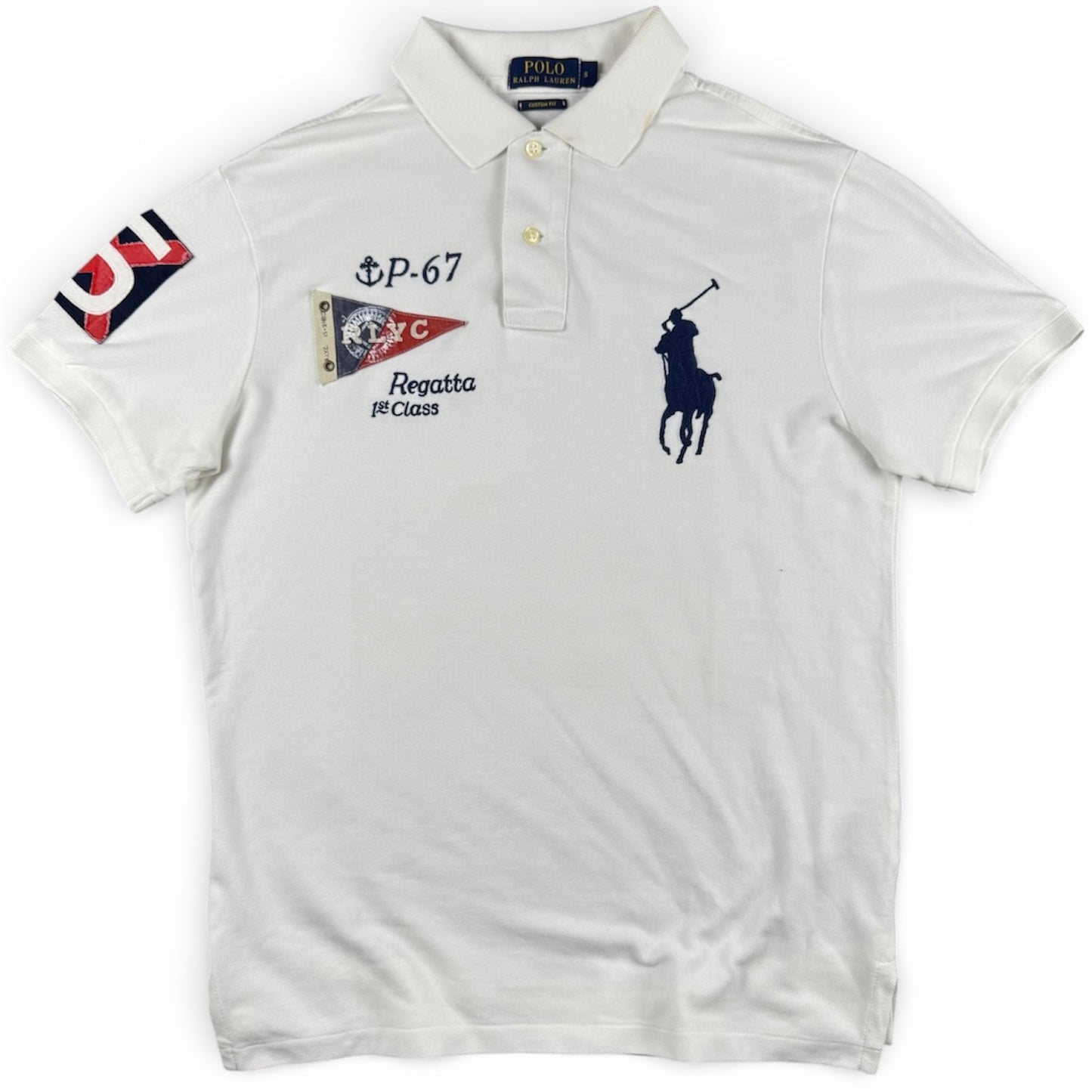 Ralph Lauren Yatch Club White Polo (Small)